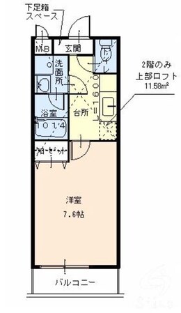 ハートハイムの物件間取画像